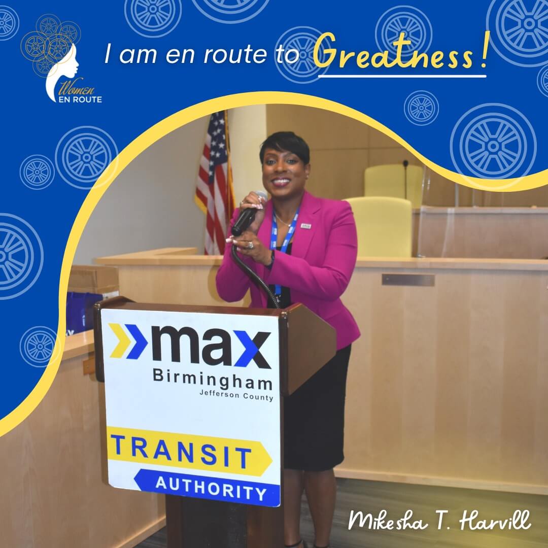 MAX Transit spotlights Mikesha T. Harvill in observance of Women's History Month!