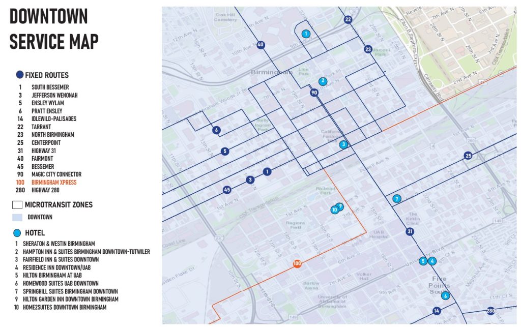 Downtown Map