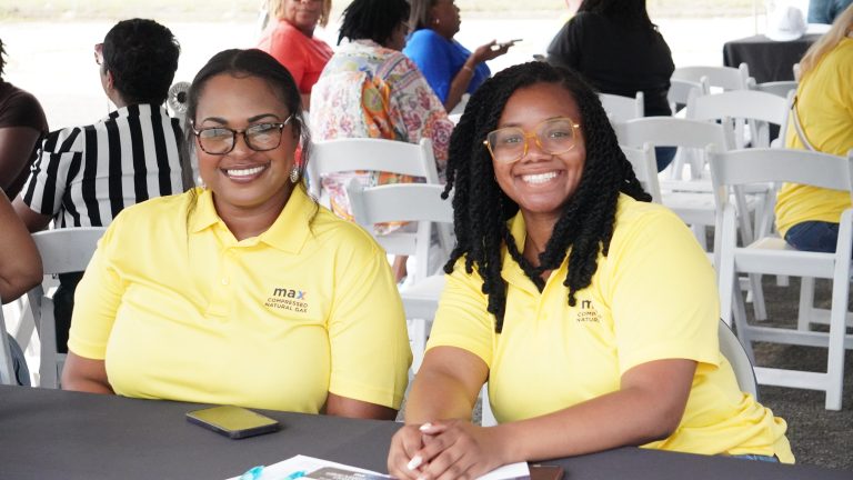 Two MAX Transit Teammates at the welcome table